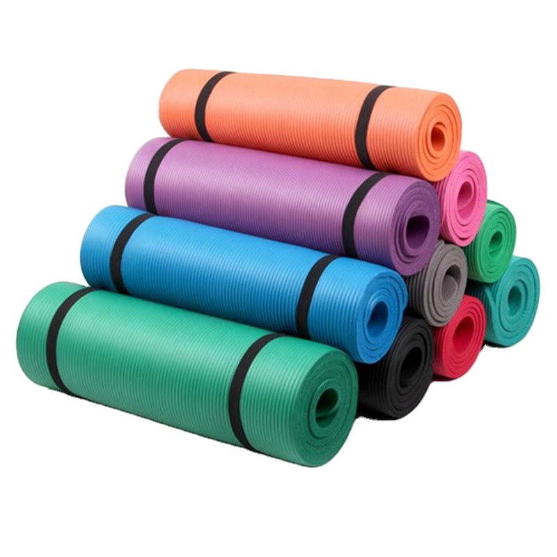 Yüksək Keyfiyyətli Xüsusi Fitness Pilates NBR Yoga Mat 10mm